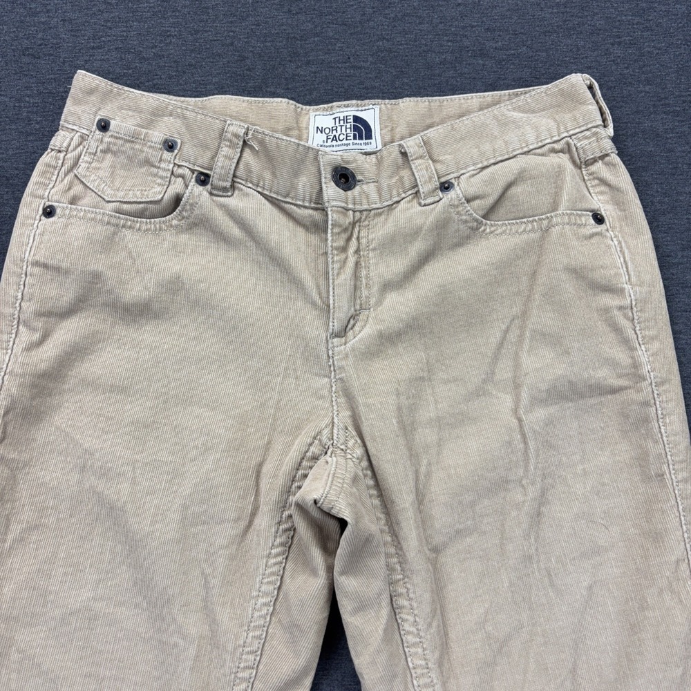 The North Face Corduroy Pants Womens 4 (30x31) Beige Bootcut/Flare Stretch - Picture 2 of 13